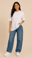Polos Oversize Color Entero Premium Dama