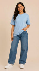 Polos Oversize Color Entero Premium Dama