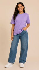 Polos Oversize Color Entero Premium Dama