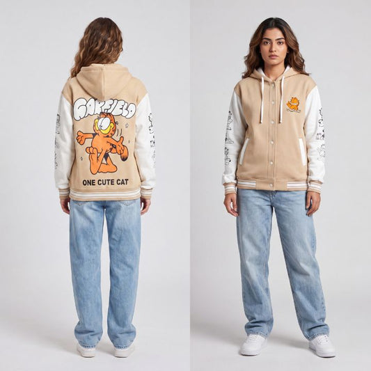 VARSITY JACKET GAR BEIGE