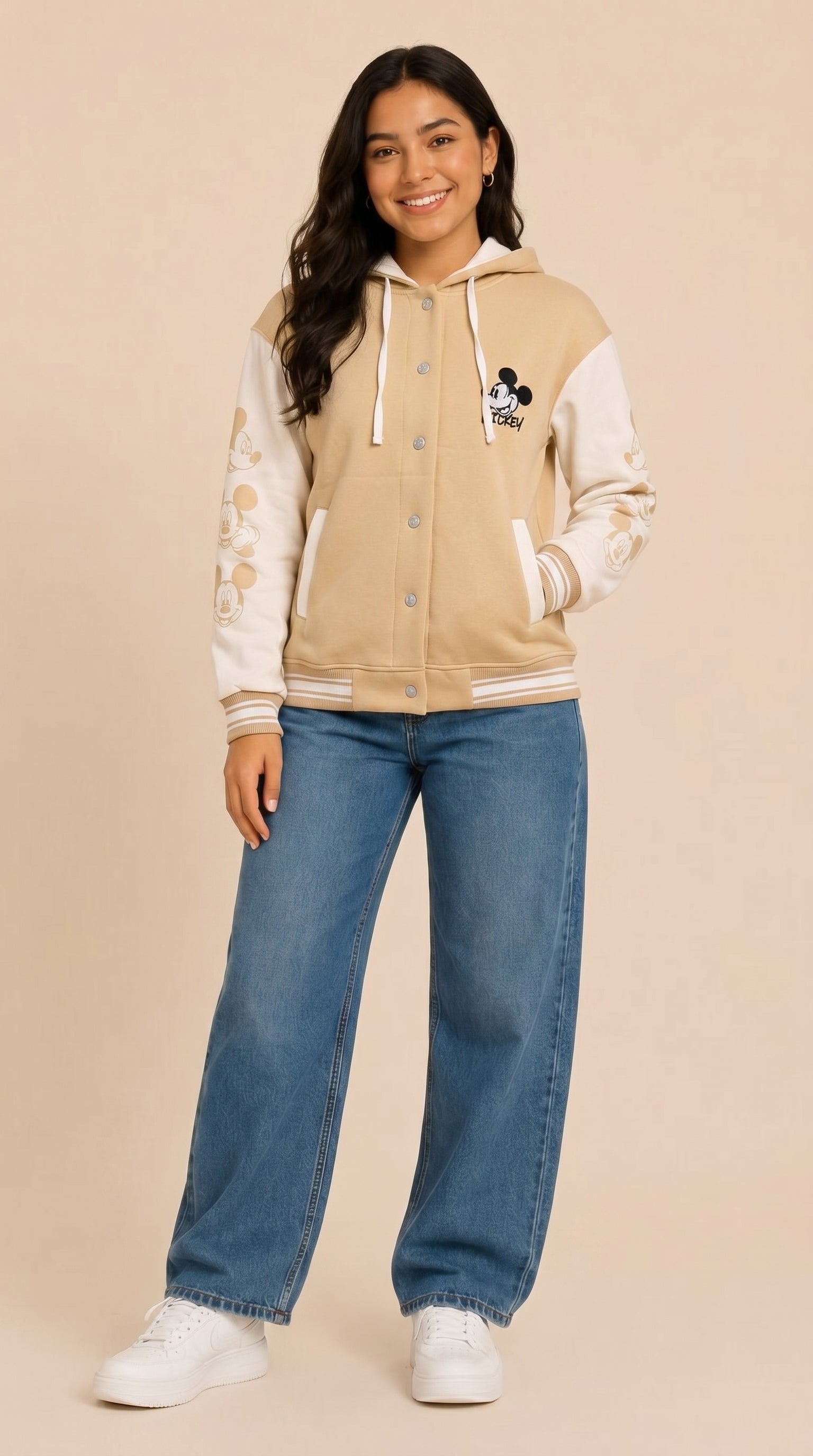 Varsity Jacket Oversize MK Rojo