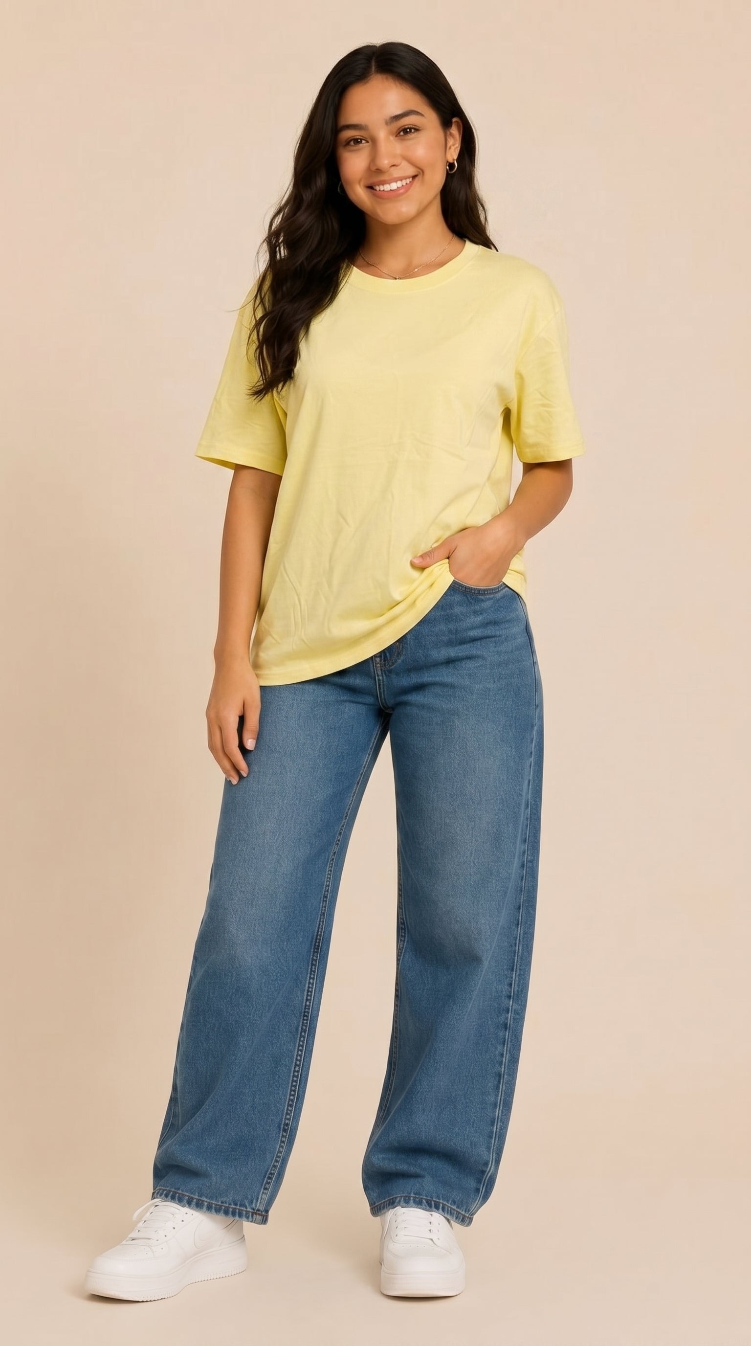 Polos Oversize Color Entero Premium Dama
