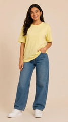 Polos Oversize Color Entero Premium Dama