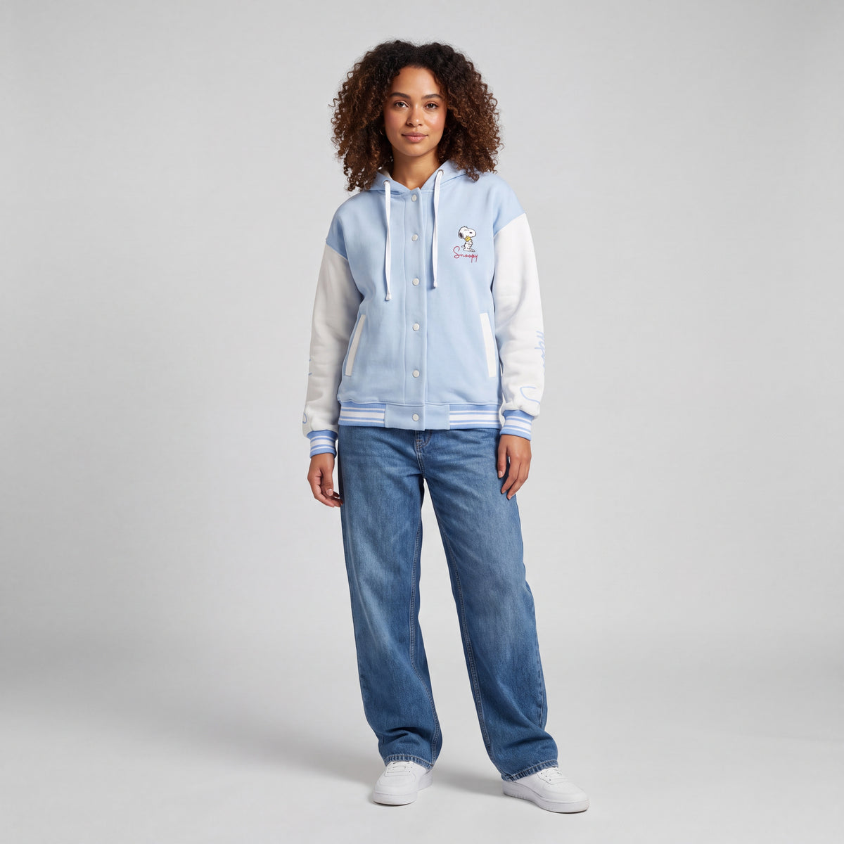 VARSITY JACKET SNO CELESTE