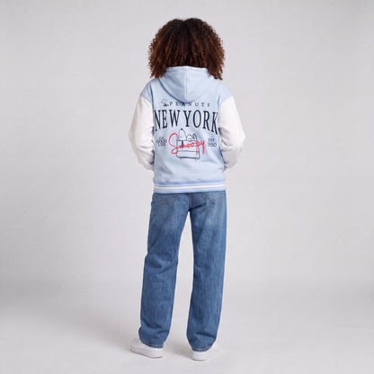 VARSITY JACKET SNO CELESTE
