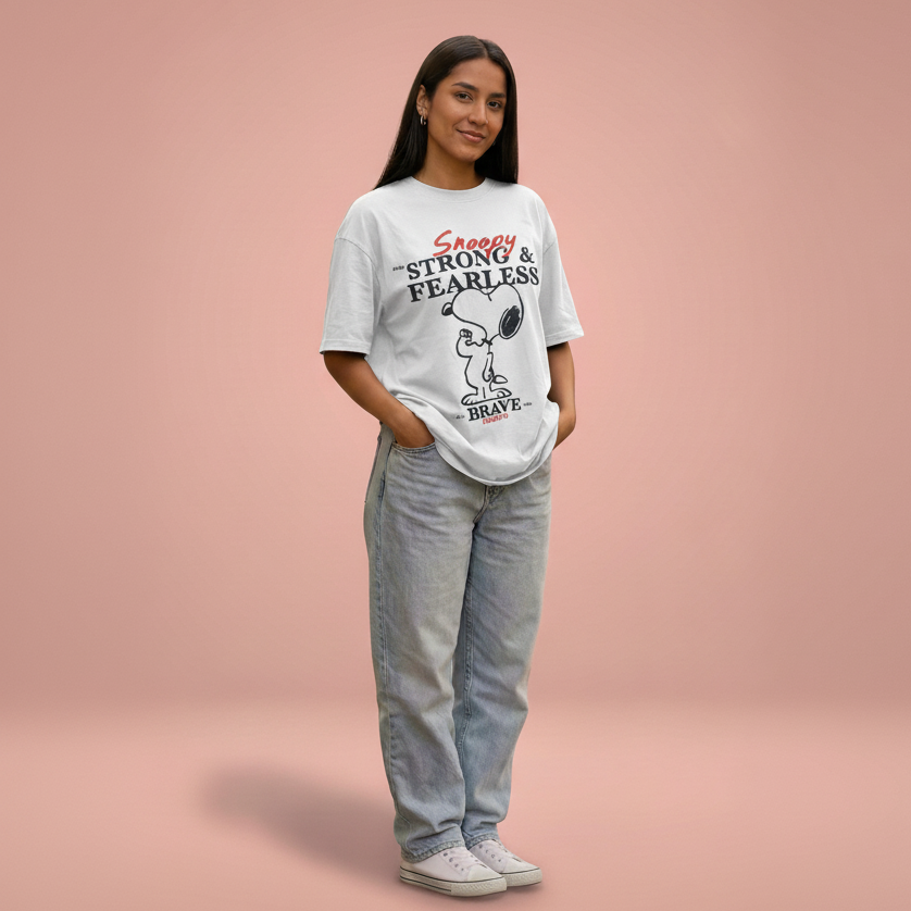 Polos Oversize SN Strong & Fearless