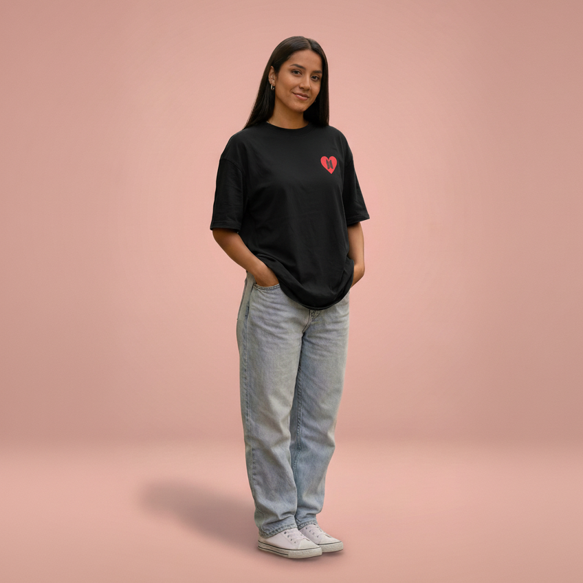 Polos Oversize BTS Corazón