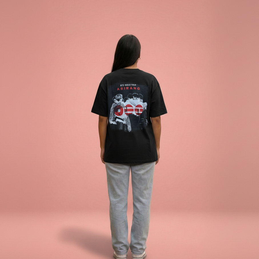 Polos Oversize BTS Corazón