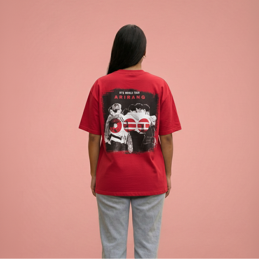Polos Oversize BTS Corazón